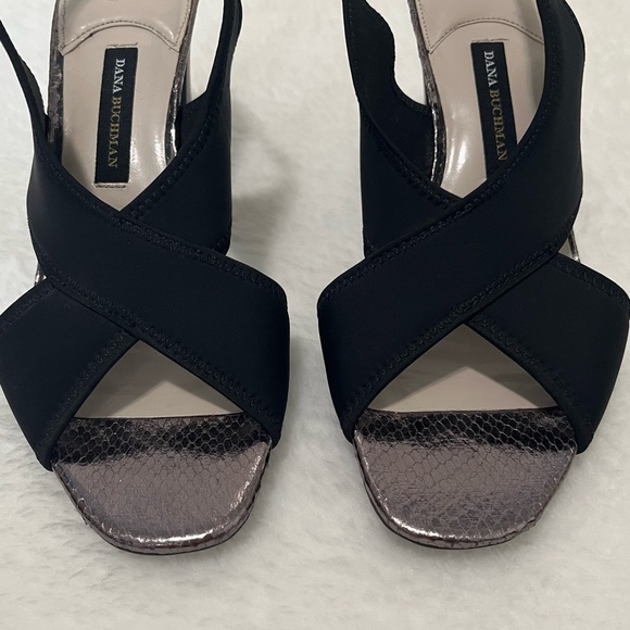 Dana Buchman size 8 1/2 med open toe heel - Picture 3 of 12